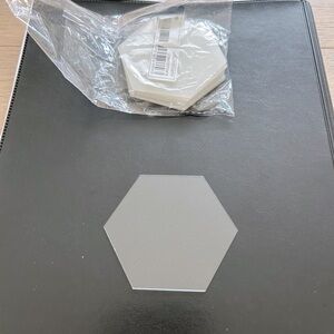 Clear Hexagon Plastic/Acrylic